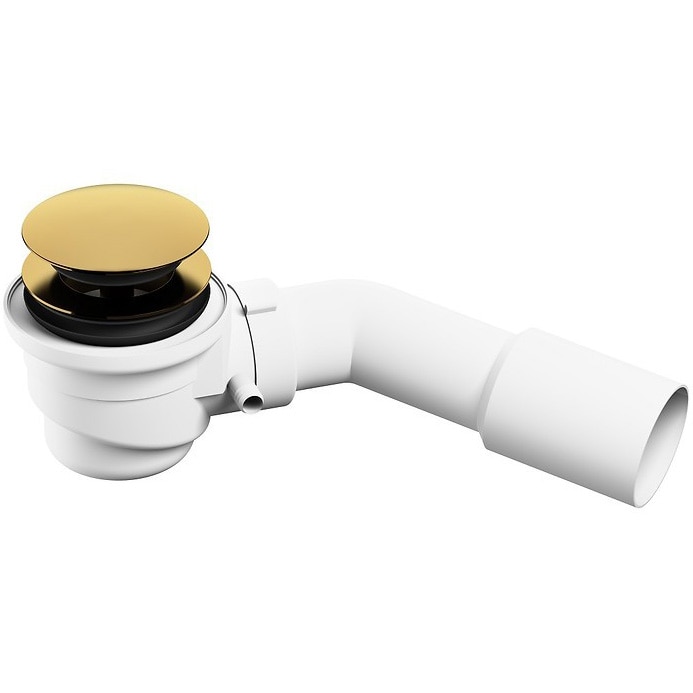 Fotografie Sifon pentru cada Cersanit, Click-Clack, Gold