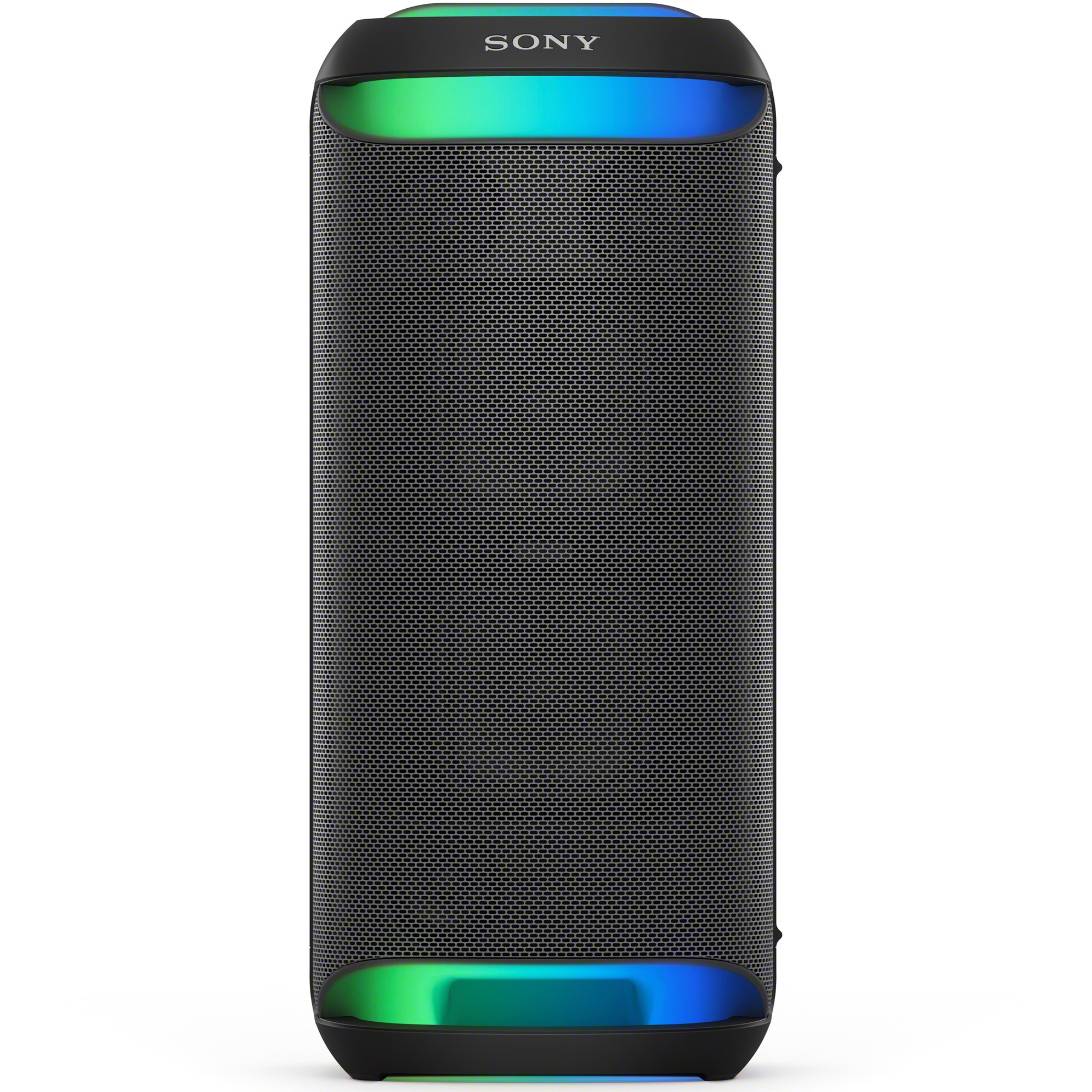 Fotografie Sistem audio portabil Sony SRS-XV800, Wireless Party Speaker, Mega Bass, Sunet 360, Bluetooth 5.2, Sunet omnidirectional, Lumini multicolore, Karaoke, IPX4, Autonomie de 25 ore, Negru