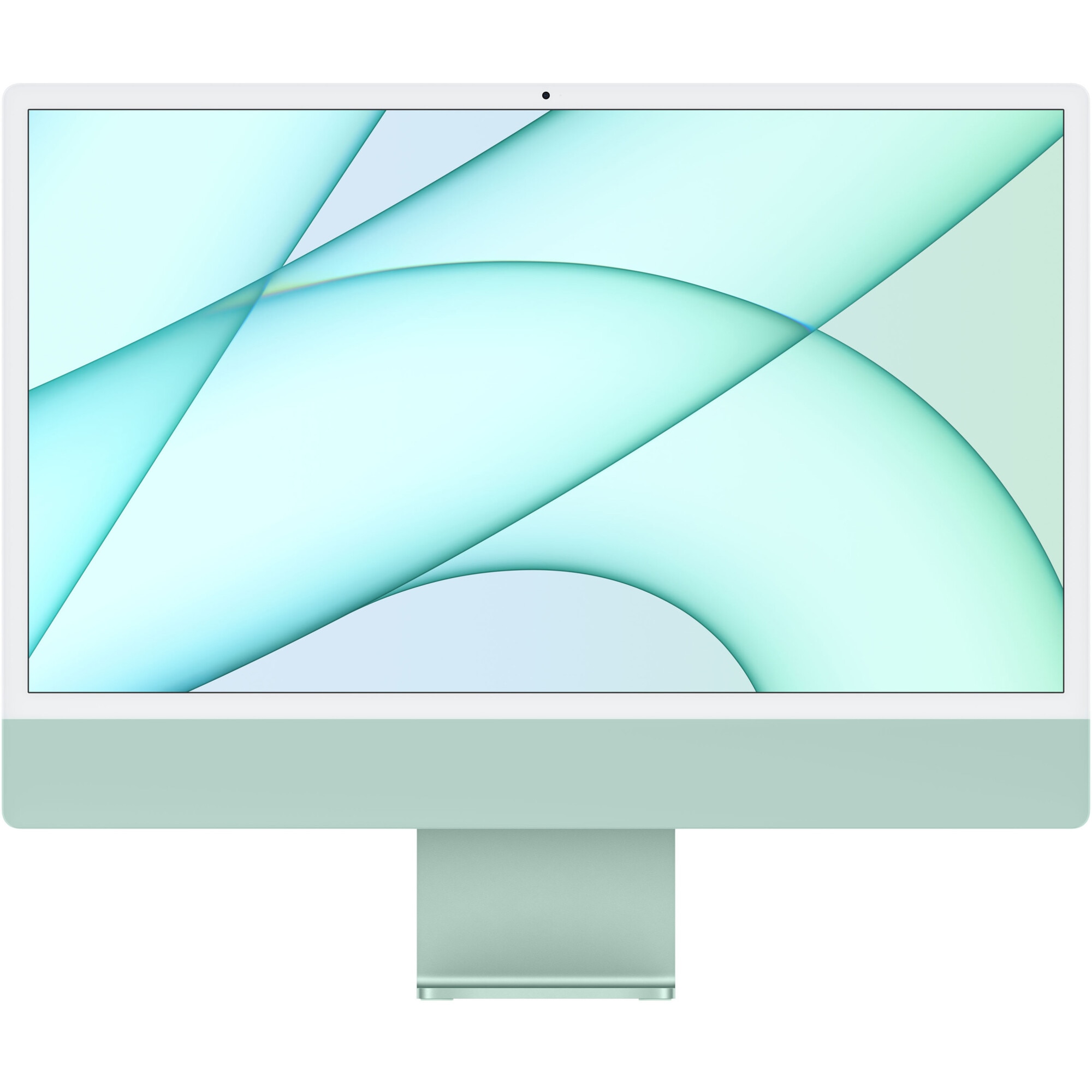 Fotografie Sistem Desktop PC iMac 24" (2021) cu procesor Apple M1, 24", Retina 4.5K, 16GB, 256GB SSD, 8-core GPU, Green, INT KB, Magic Keyboard + Mouse