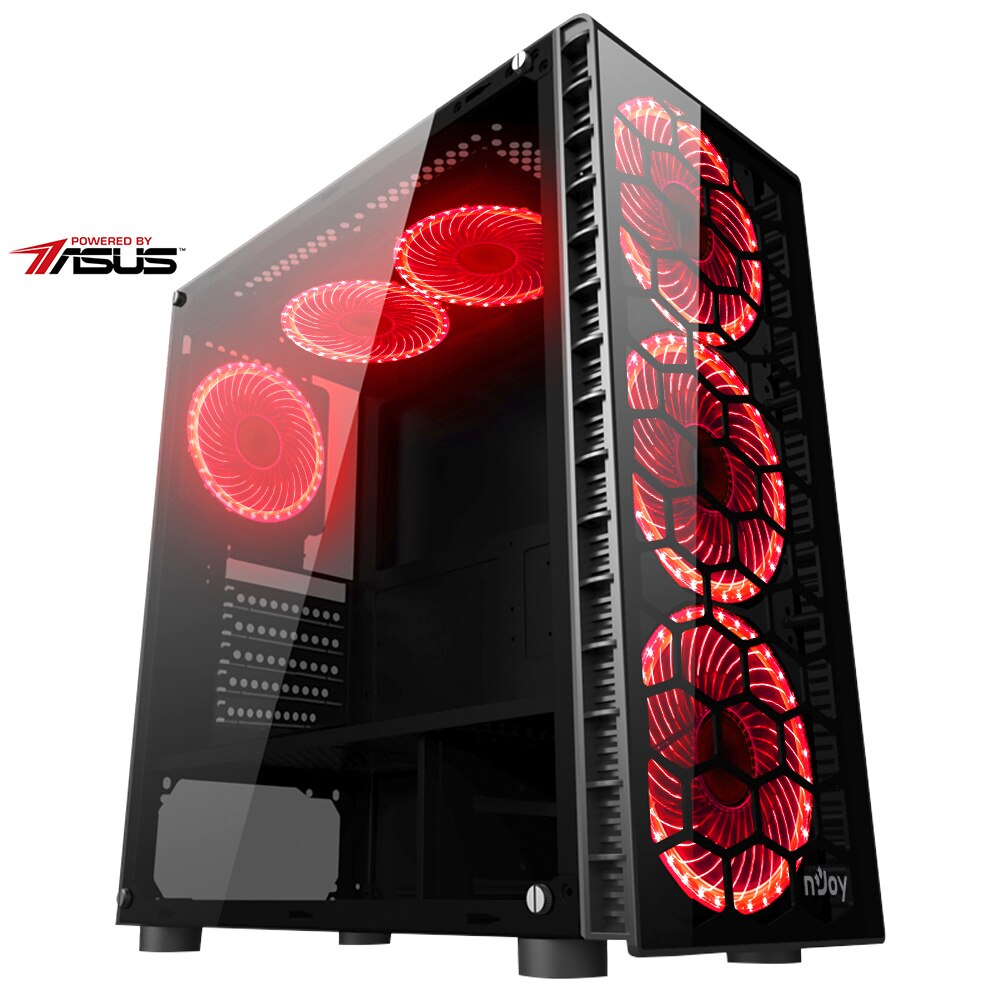 Fotografie Sistem Desktop PC Serioux Powered by ASUS cu procesor AMD Ryzen™ 3 4300GE pana la 4.0GHz, 16GB DDR4, 500GB SSD M.2 PCIe 3.0, Radeon™ Graphics 6, No OS