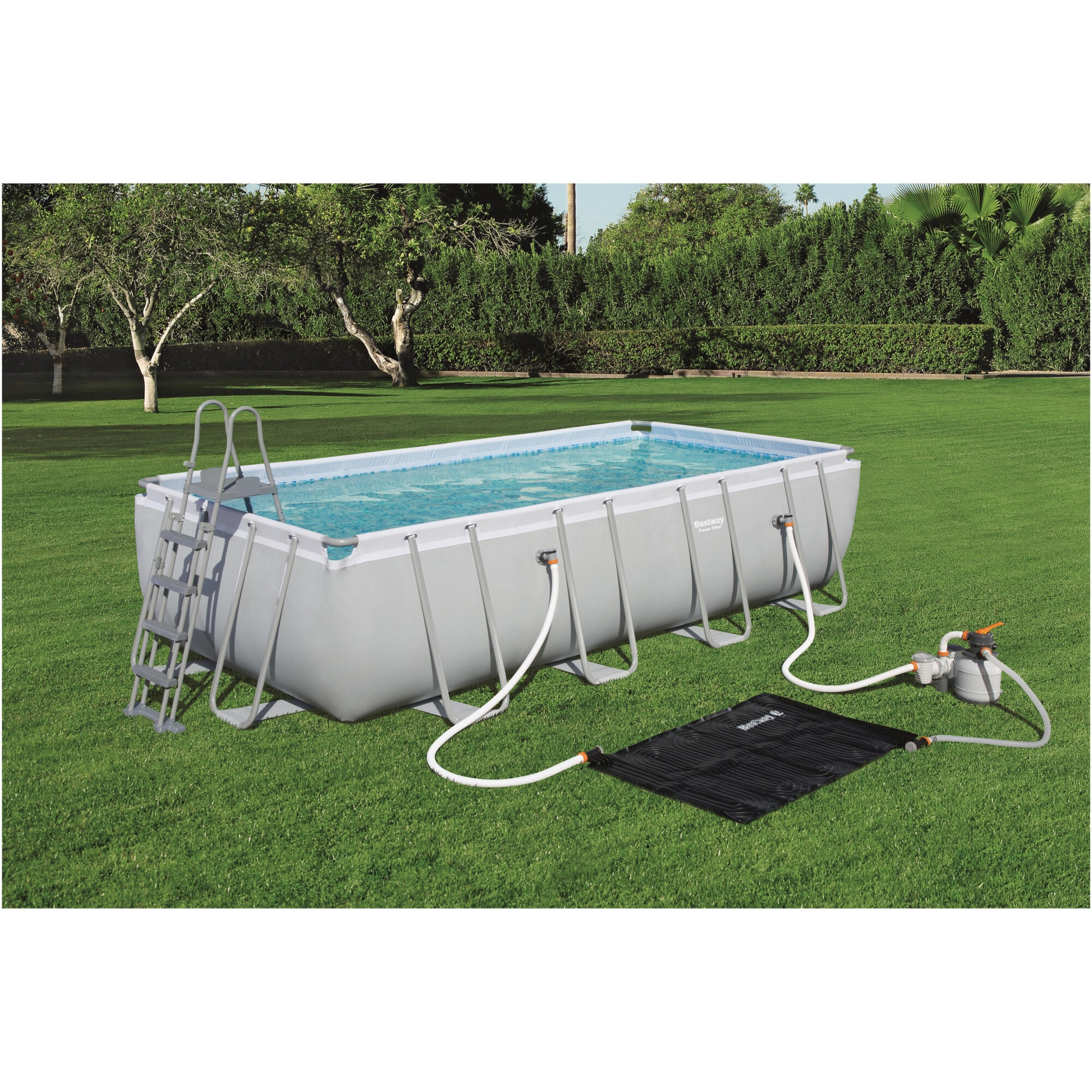 Fotografie Sistem solar pentru incalzire apa piscina Bestway, 110x171 cm, PVC