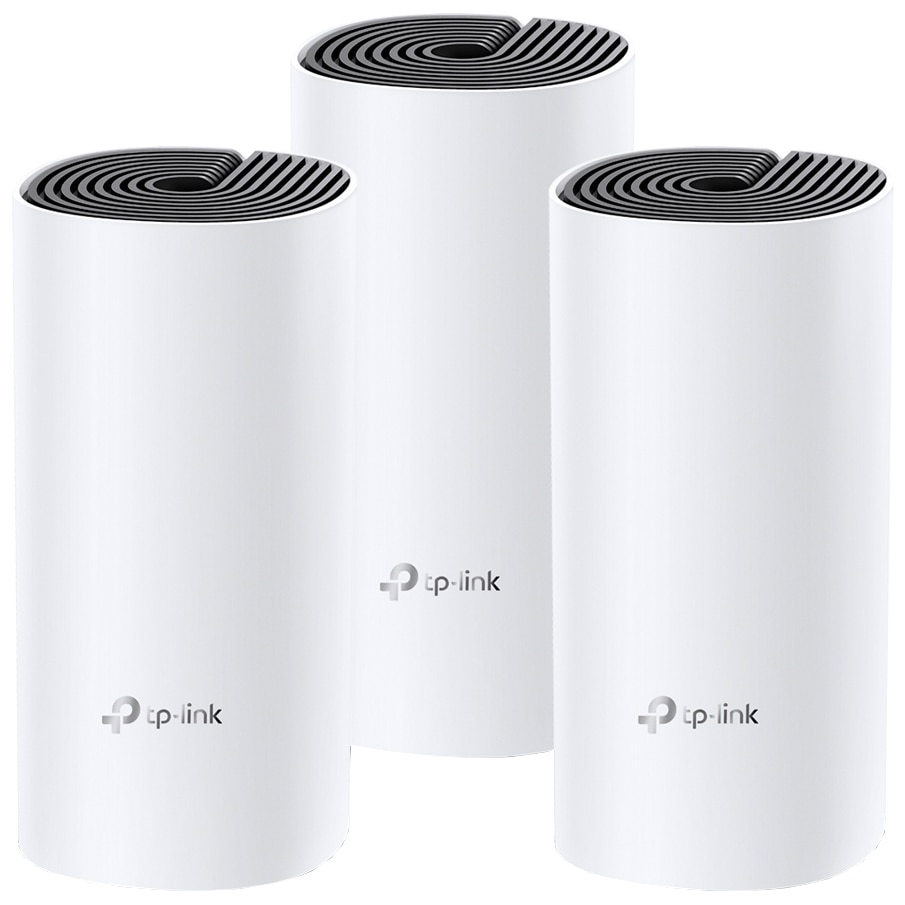 Fotografie Sistem Wi-Fi Mesh TP-Link Deco M4 (3-pack) AC1200 Gigabit cu acoperire completa pentru casa