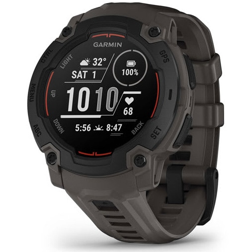 Fotografie Smartwatch Garmin Instinct E, 45 mm, GPS, Android/iOS, Negru, curea Charcoal