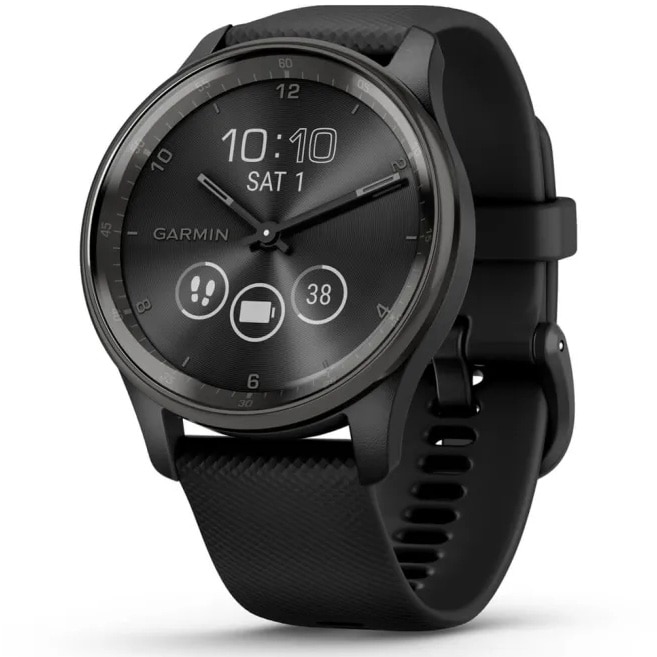 Fotografie Smartwatch Garmin vivomove Trend, 40mm, WW, Android/iOS, Silicone, Black