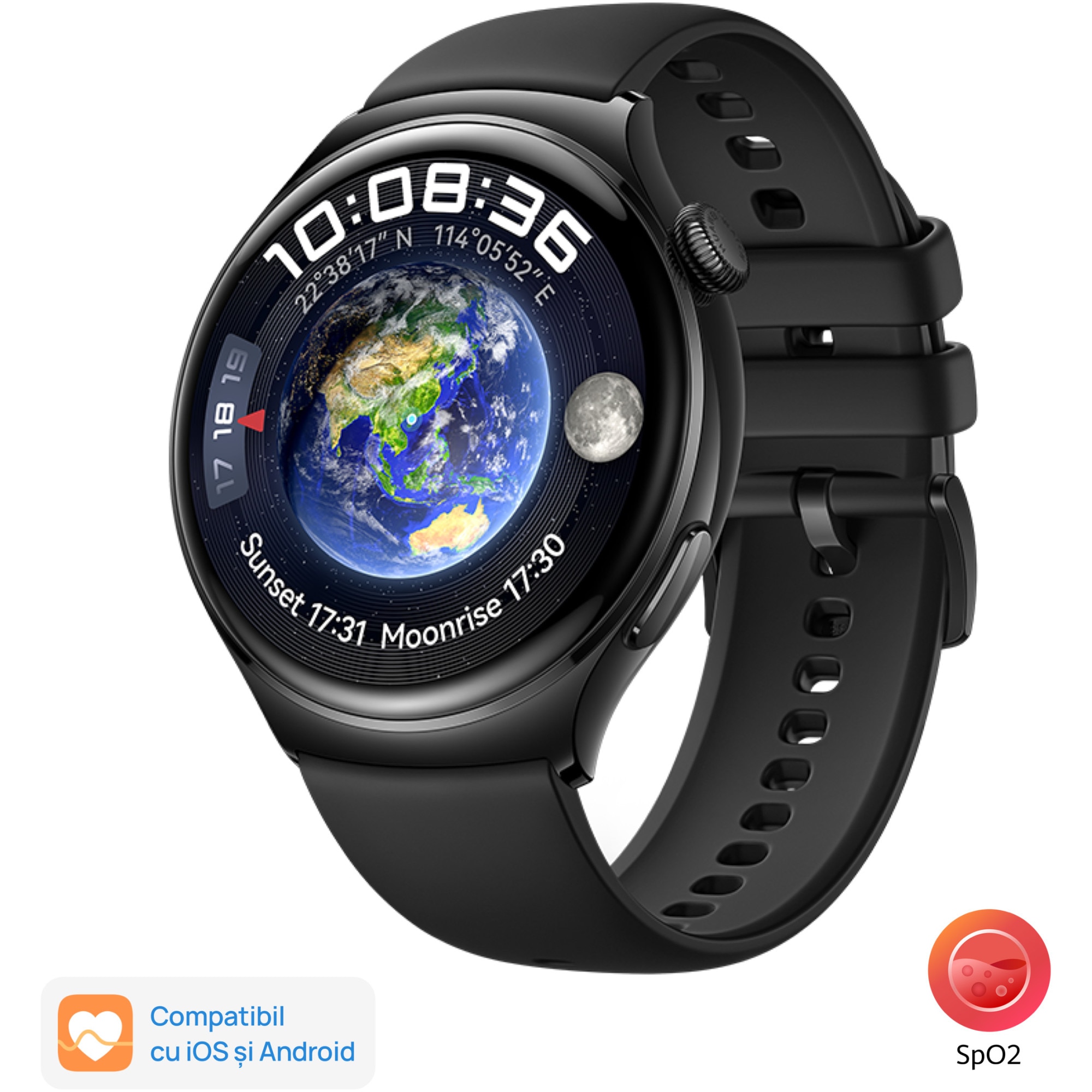 Fotografie Smartwatch Huawei Watch 4, 46mm, Black