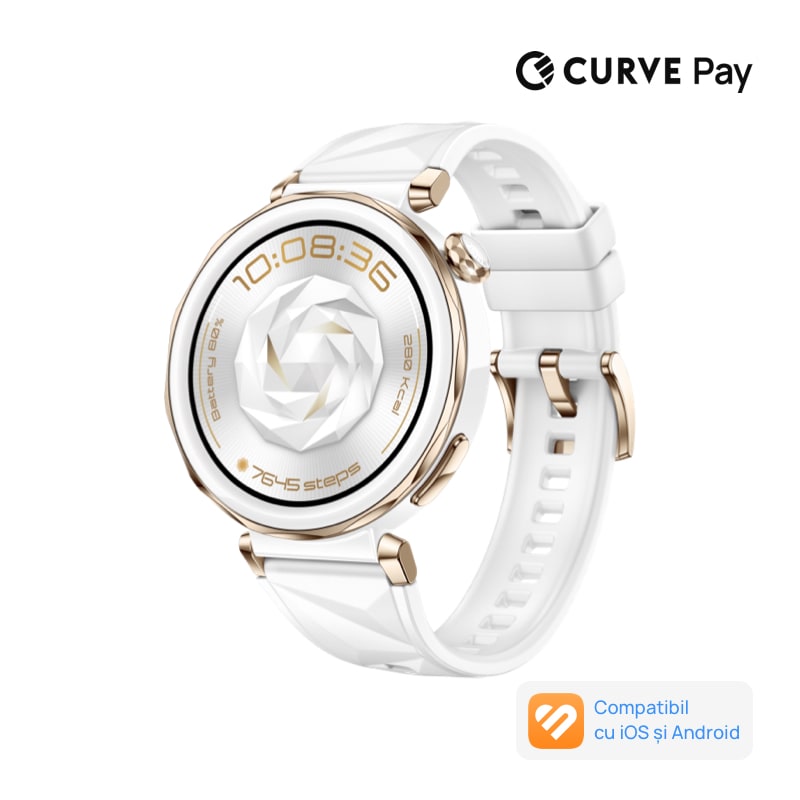 Fotografie Smartwatch Huawei Watch GT 5 Pro, 42MM, Alb