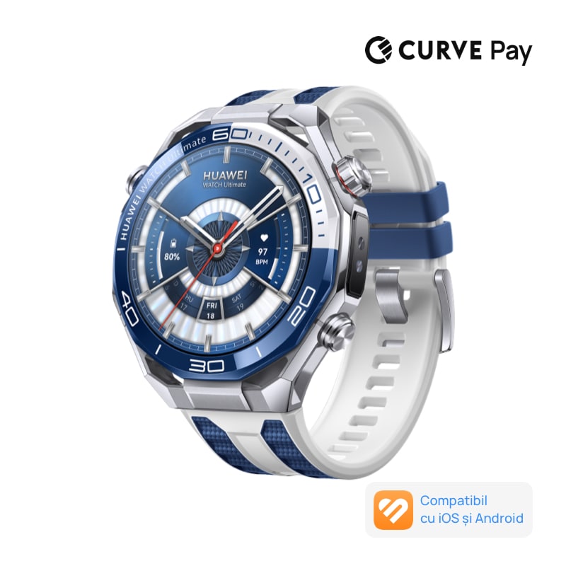Fotografie Smartwatch Huawei Watch Ultimate 2, Blue