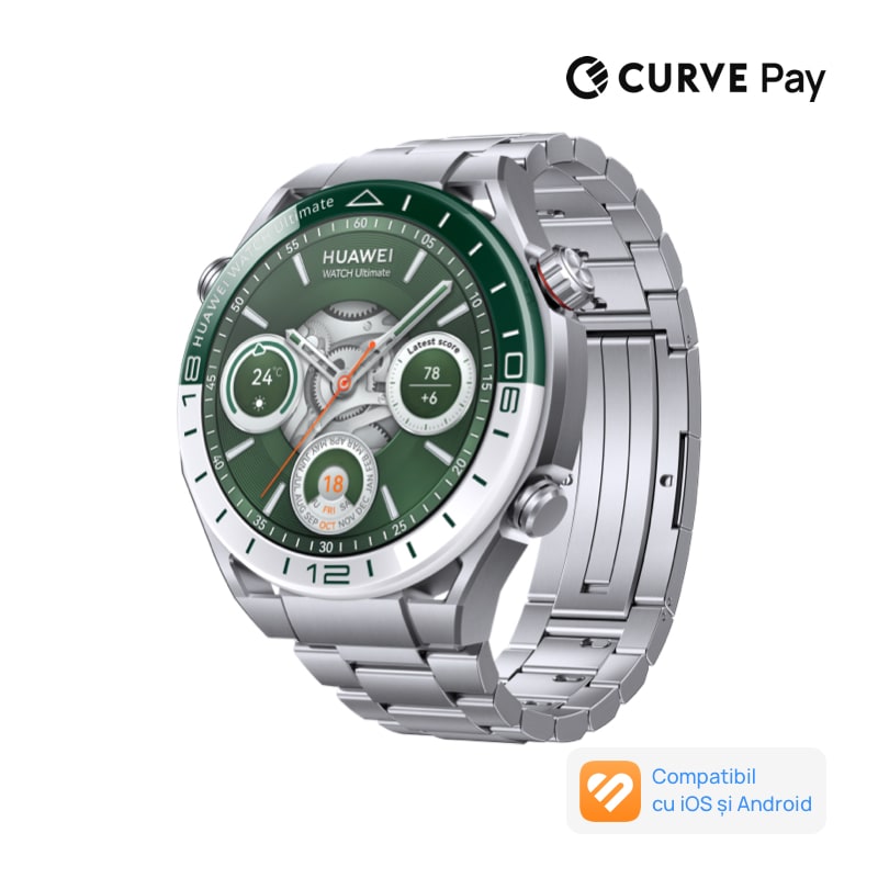 Fotografie Smartwatch Huawei Watch Ultimate, Titanium Green