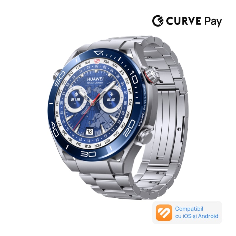 Fotografie Smartwatch Huawei Watch Ultimate Voyage, Blue VOYAGE BLUE