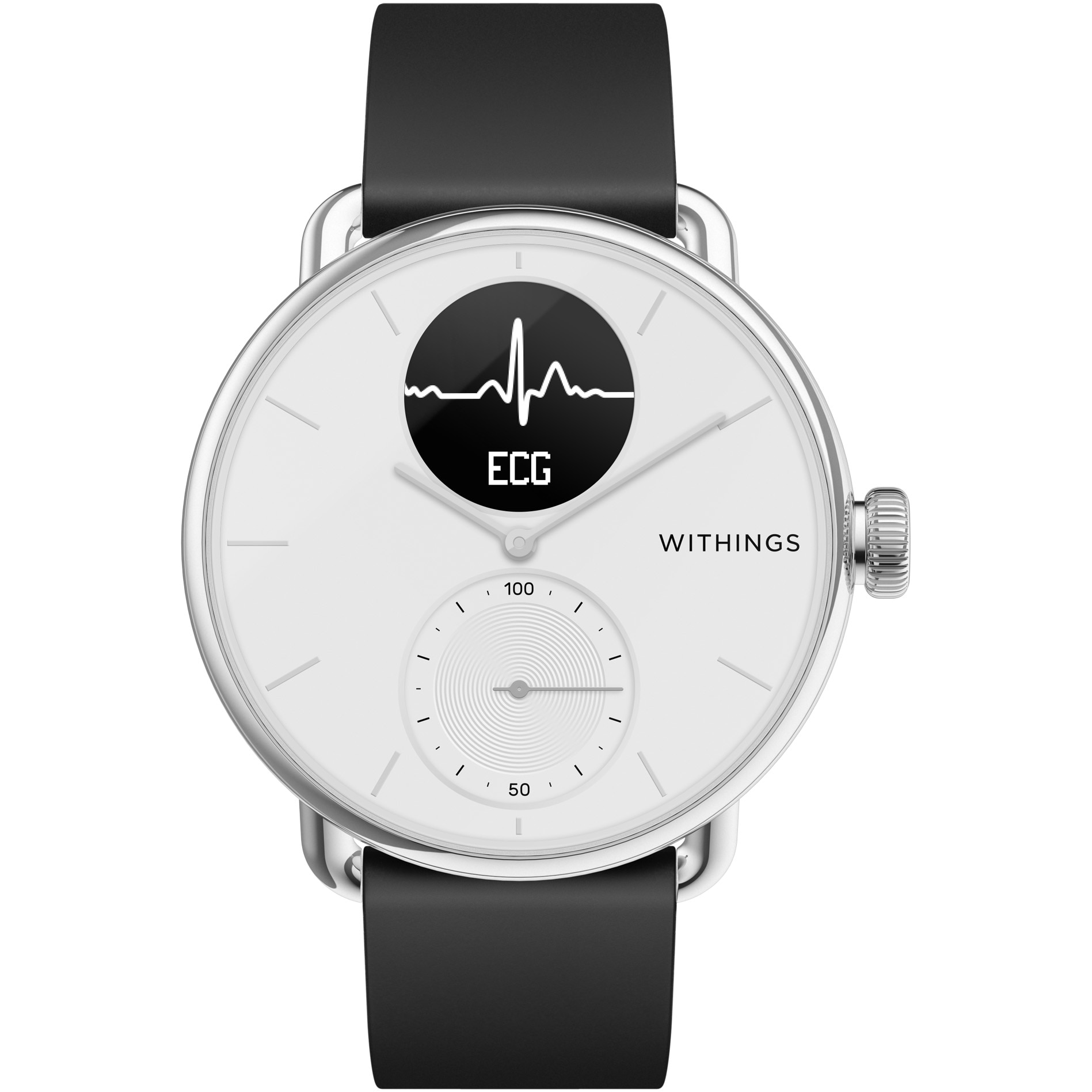 Fotografie Smartwatch Withings Scanwatch, 38 mm, Argintiu