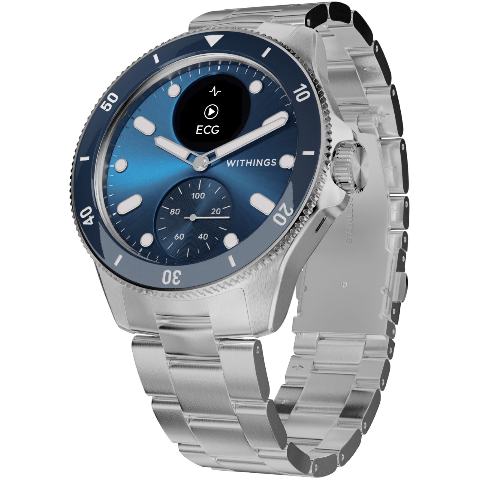 Fotografie Smartwatch Withings Scanwatch Nova, 42mm, Albastru