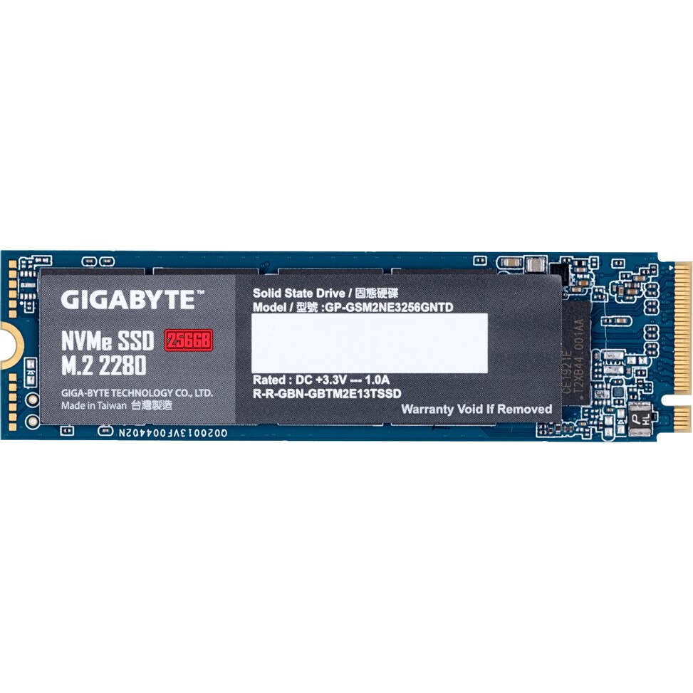 Fotografie Solid State Drive (SSD) Gigabyte NVMe, 256GB, M.2