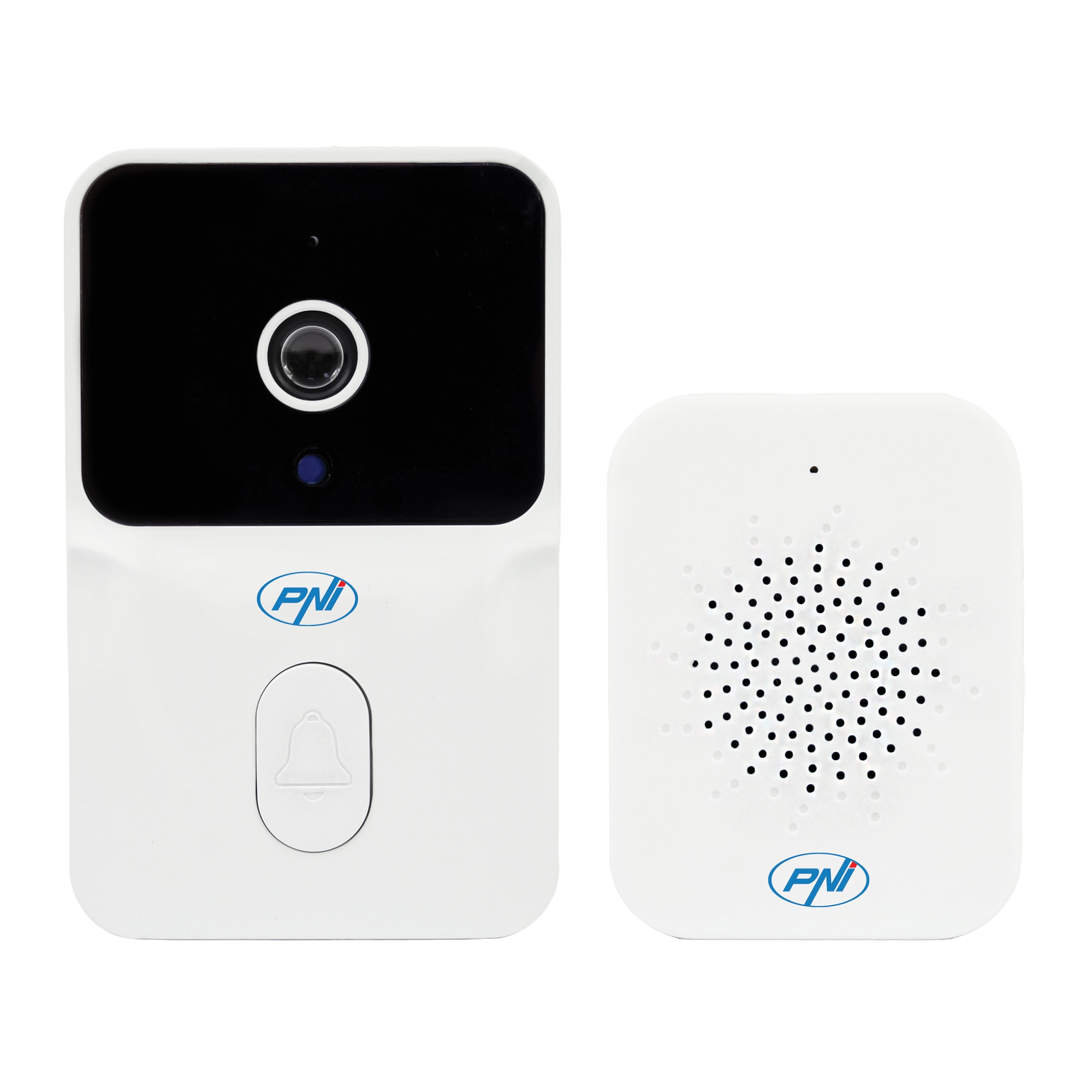 Fotografie Sonerie video PNI Safe House IDB12, WiFi, vizibilitate noctura, IP54, acumulator incorporat, control din aplicatia Tuya