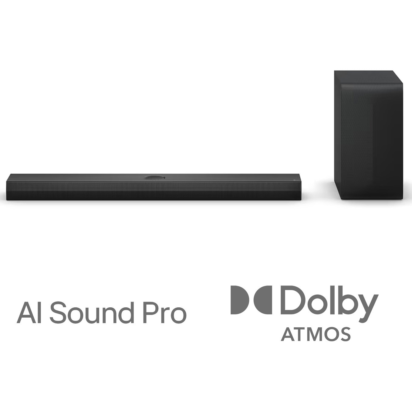 Fotografie Soundbar LG S70TY, 3.1.1 , 400W, Dolby Atmos, Subwoofer Wireless, HDMI, USB, Negru
