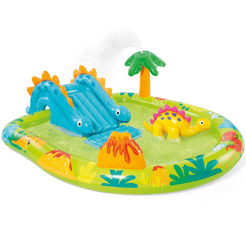 Fotografie Spatiu de joaca gonflabil Intex - Little Dino Play, 191x152x58 cm