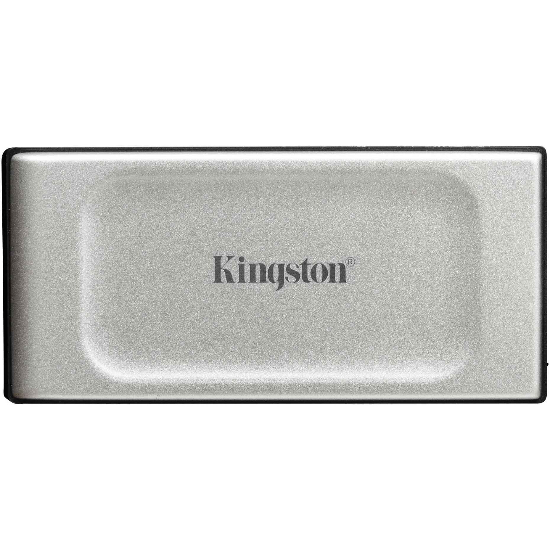 Fotografie SSD extern portabil Kingston XS2000, 500GB, USB 3.2, Argintiu