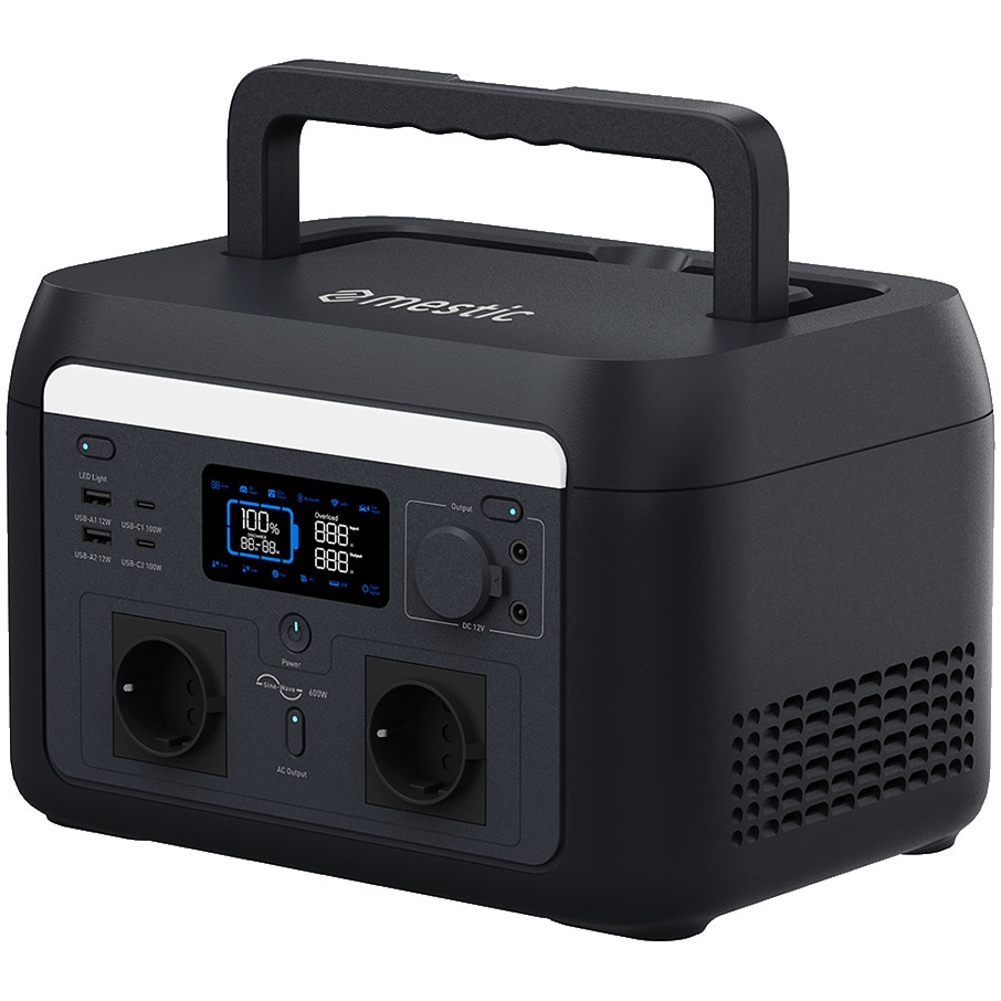 Fotografie Statie incarcare portabila multifunctionala cu acumulator Mestic MPS-600 (max 1000 W).