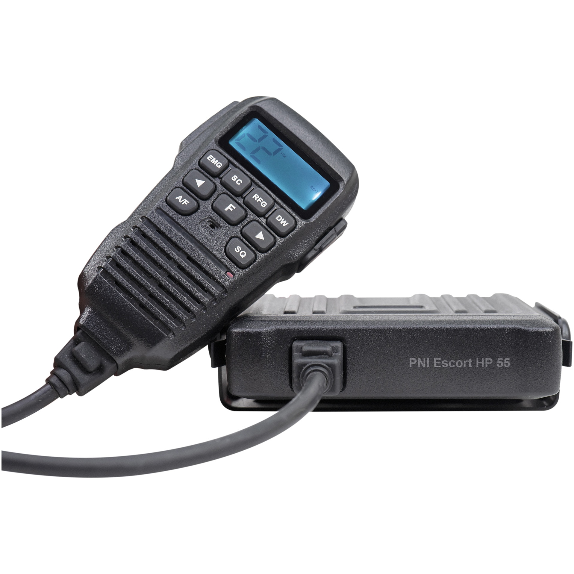 Fotografie Statie radio CB PNI Escort HP 55 ASQ, multi-norma, RF Gain, ASQ, SQ reglabil, mufa de bricheta inclusa