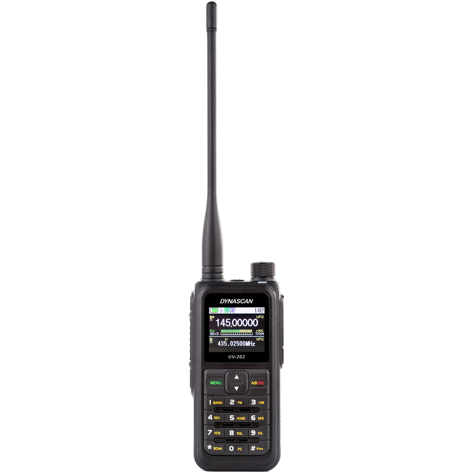 Fotografie Statie radio VHF/UHF Dynascan UV-202 dual band, 5W, 200 canale, VOX, Noise cancellation, receptie Radio FM si banda aeriana AM, IP67