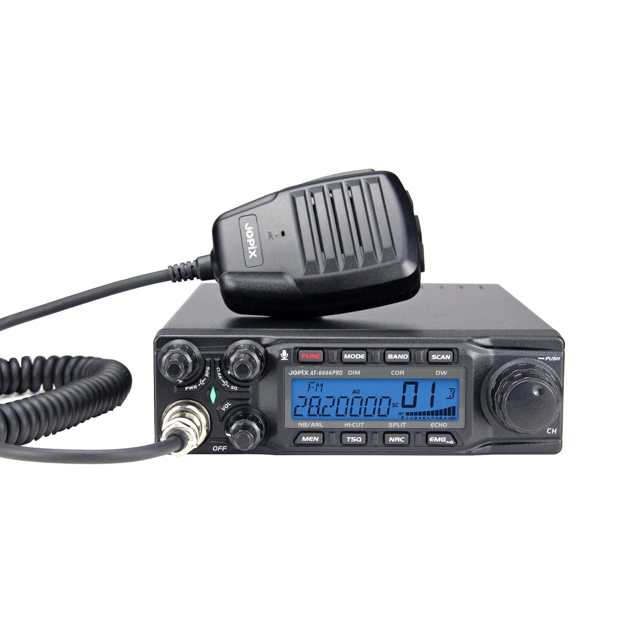 Fotografie Statie radioamatori PNI Jopix AT-6666 PRO, AM, FM, SSB 10M CW TRX 28-29.7 MHz, VOX, Roger Beep, 13.8V