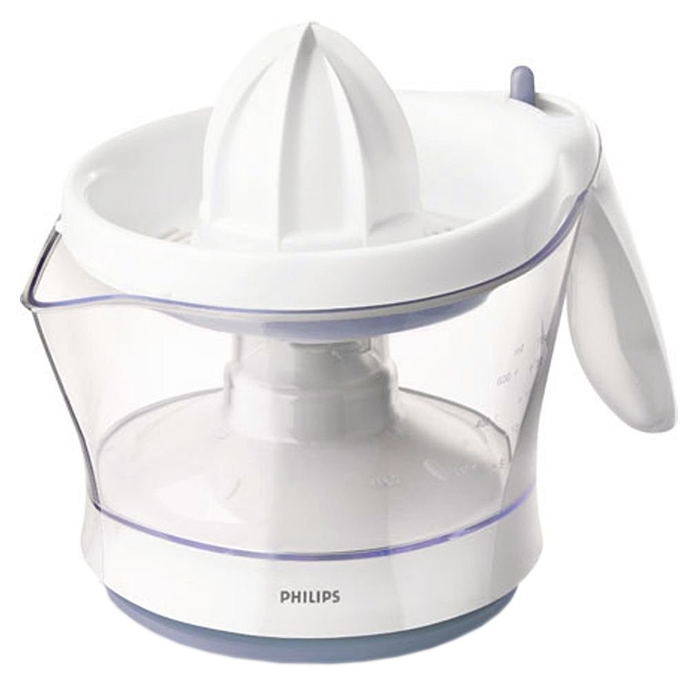Fotografie Storcator de citrice Philips HR2744/40, 25 W, 0.6 l, 1 Viteza, Ajustare cantitate pulpa, Alb