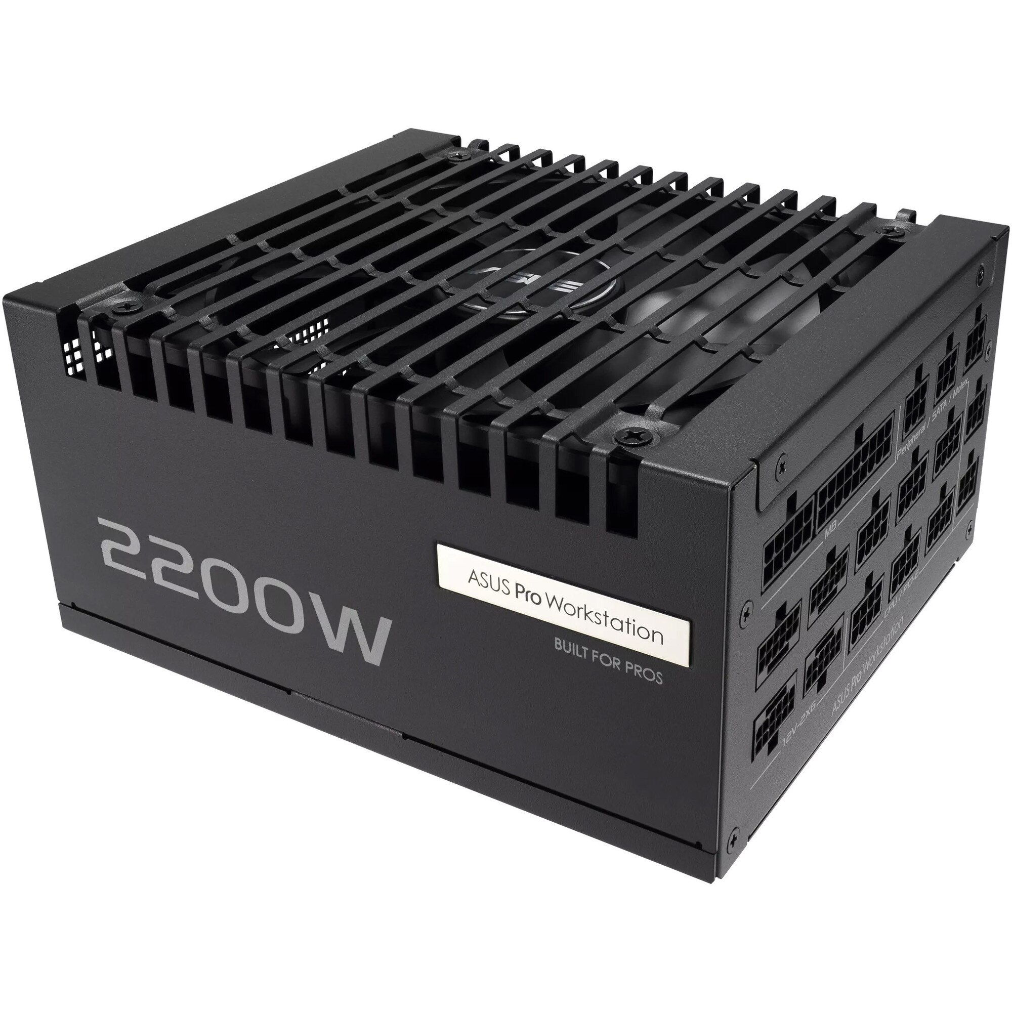 Fotografie Sursa PC Asus Pro WS 2200W 80+ Platinum, full modulara, Negru, 90YE00Z1-B0NA00