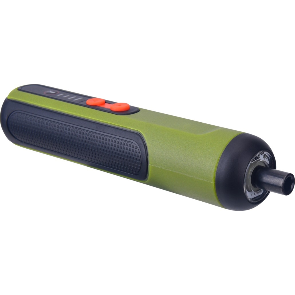 Fotografie Surubelnita pe acumulator Heinner SSA112, 4 V, 250 RPM, 3 Nm, cablu USB, 25 biti 25 mm, 2 x prelungitor biti