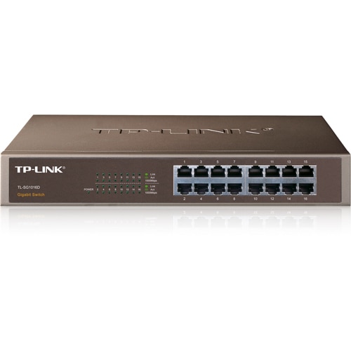 Fotografie Switch TP-LINK TL-SG1016D, 16 x 10/100/1000Mbps, Desktop/Rackmount