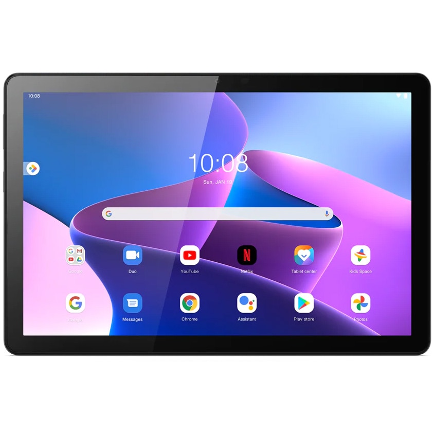 Fotografie Tableta Lenovo Tab M10 (3rd Gen), Octa-Core, 10.1" WUXGA, 4GB RAM, 64GB , 4G, Storm Grey