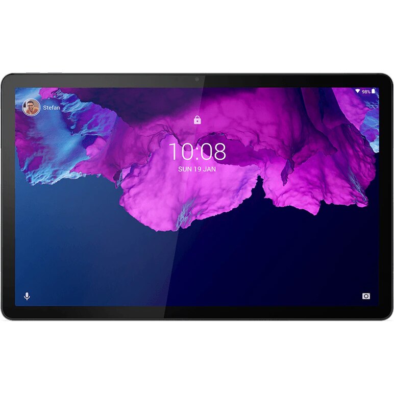 Fotografie Tableta Lenovo Tab P11, Octa-Core, 11" 2K IPS, 4GB RAM, 128GB , Wifi, Slate Grey + Smart Charging Station 2