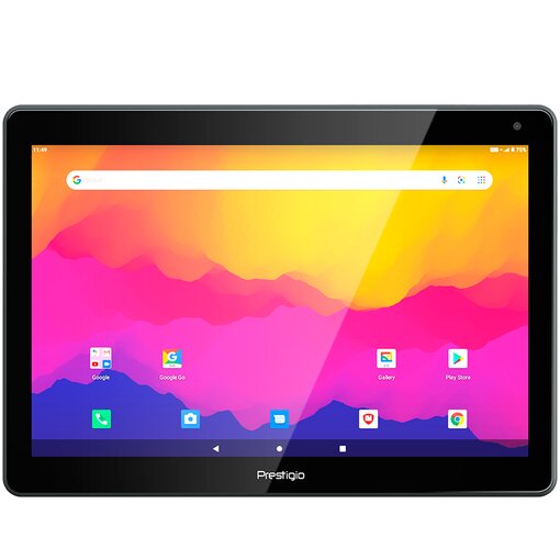 Fotografie Tableta Prestigio Muze, Quad Core 1.4GHz, 10.1", 16GB, Wi-Fi, BT, 4G, Android 10 Go, Dark Grey