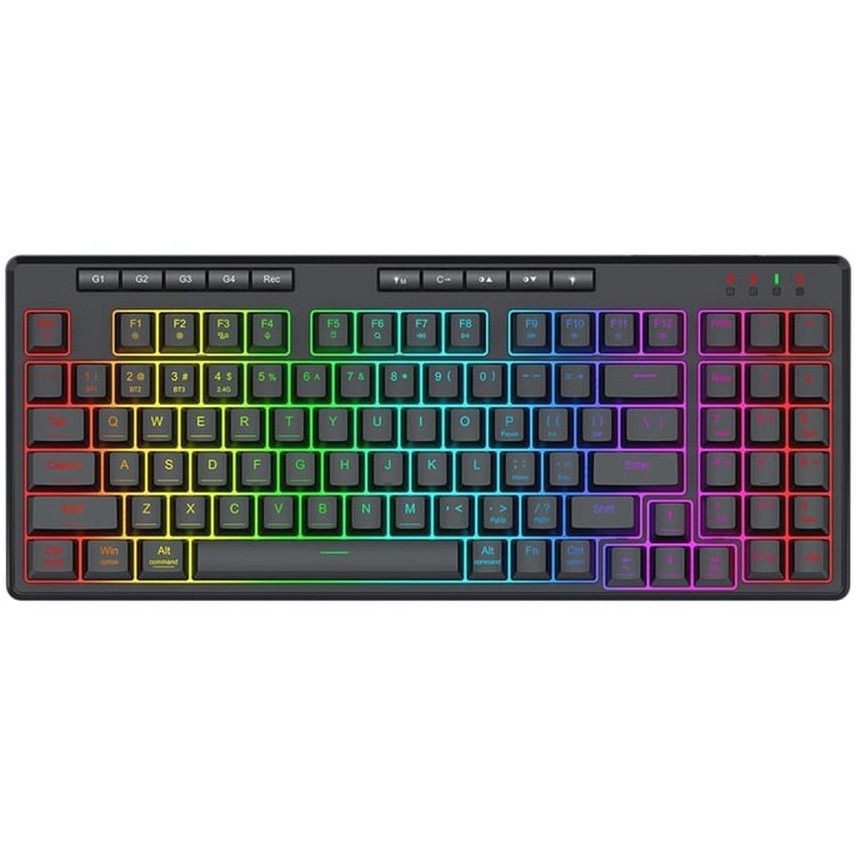 Fotografie Tastatura gaming cu fir Redragon Varro, iluminare RGB, Negru