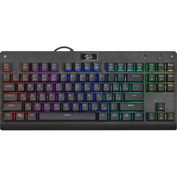 Fotografie Tastatura gaming mecanica Redragon Dark Avenger 87 Keys, RGB