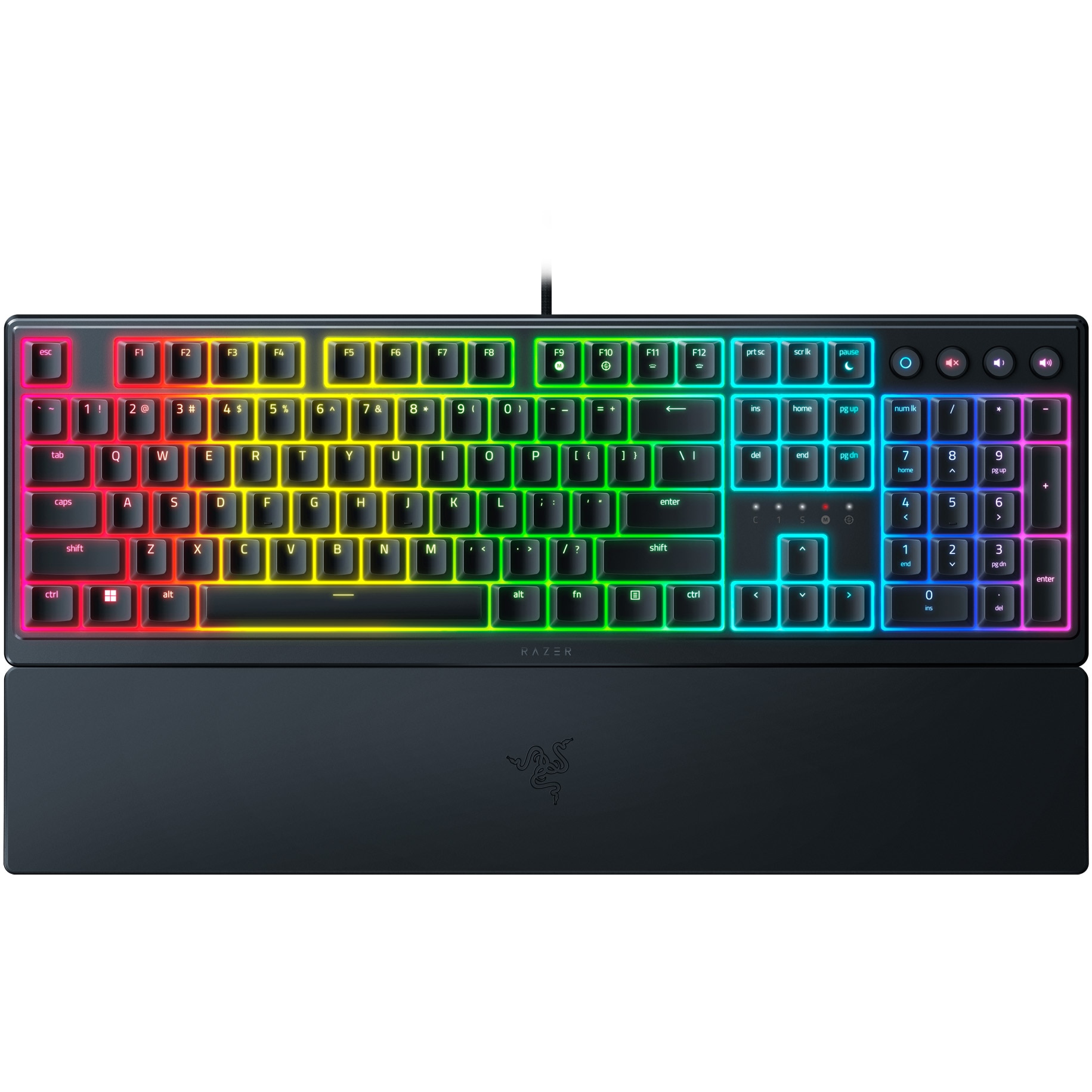 Fotografie Tastatura Gaming Razer Ornata V3, chroma RGB, US Layout, negru