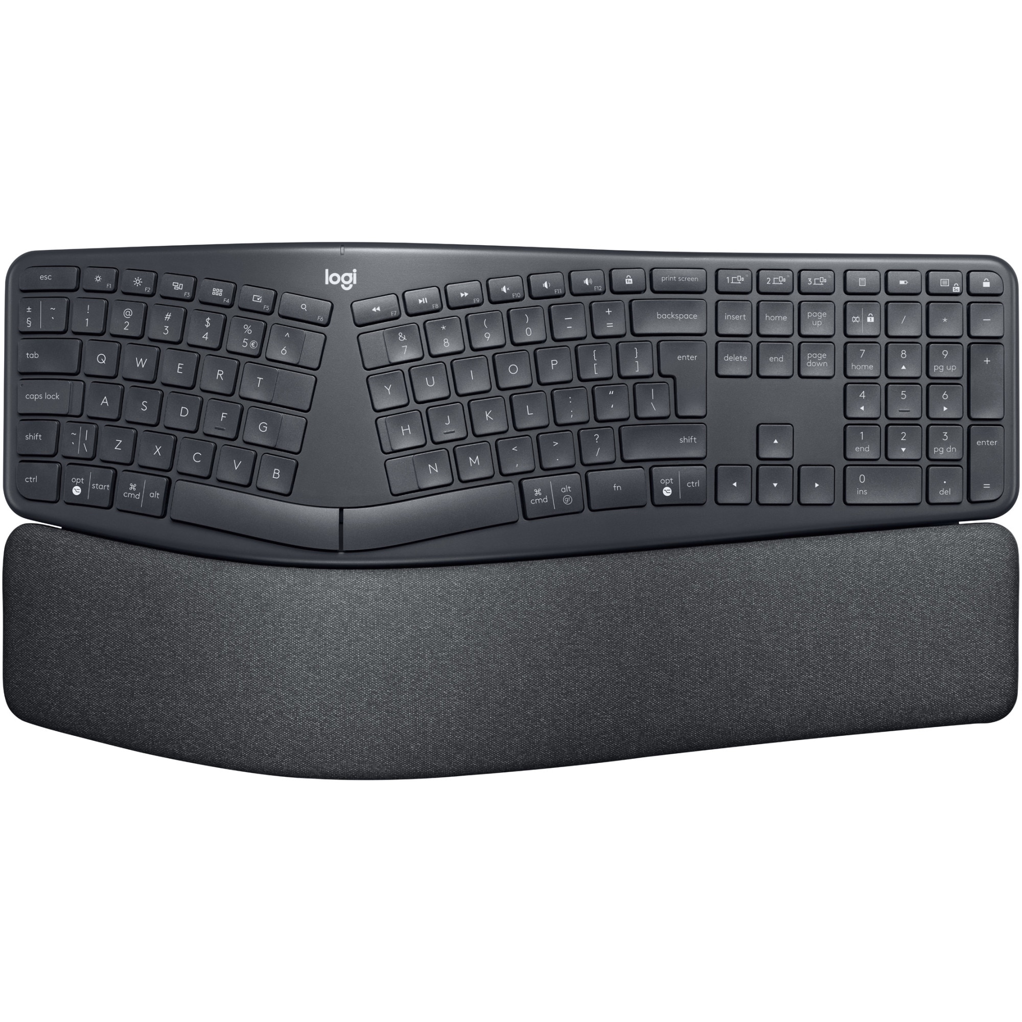 Fotografie Tastatura Logitech Ergo K860, layout US INTL, Negru
