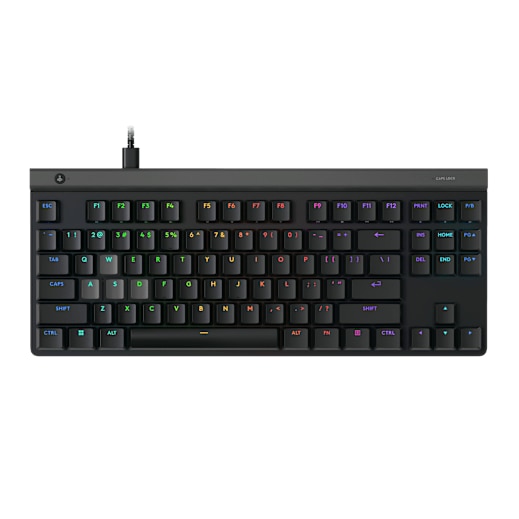 Fotografie Tastatura Mecanica Gaming Logitech G515 RAPID, TKL, Ultraslim, Lightspeed, Wireless, Bluetooth, Negru