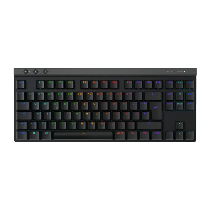 Fotografie Tastatura Mecanica Gaming Logitech G515 TKL, Ultraslin, Lightspeed, Wireless&Bluetooth, Negru