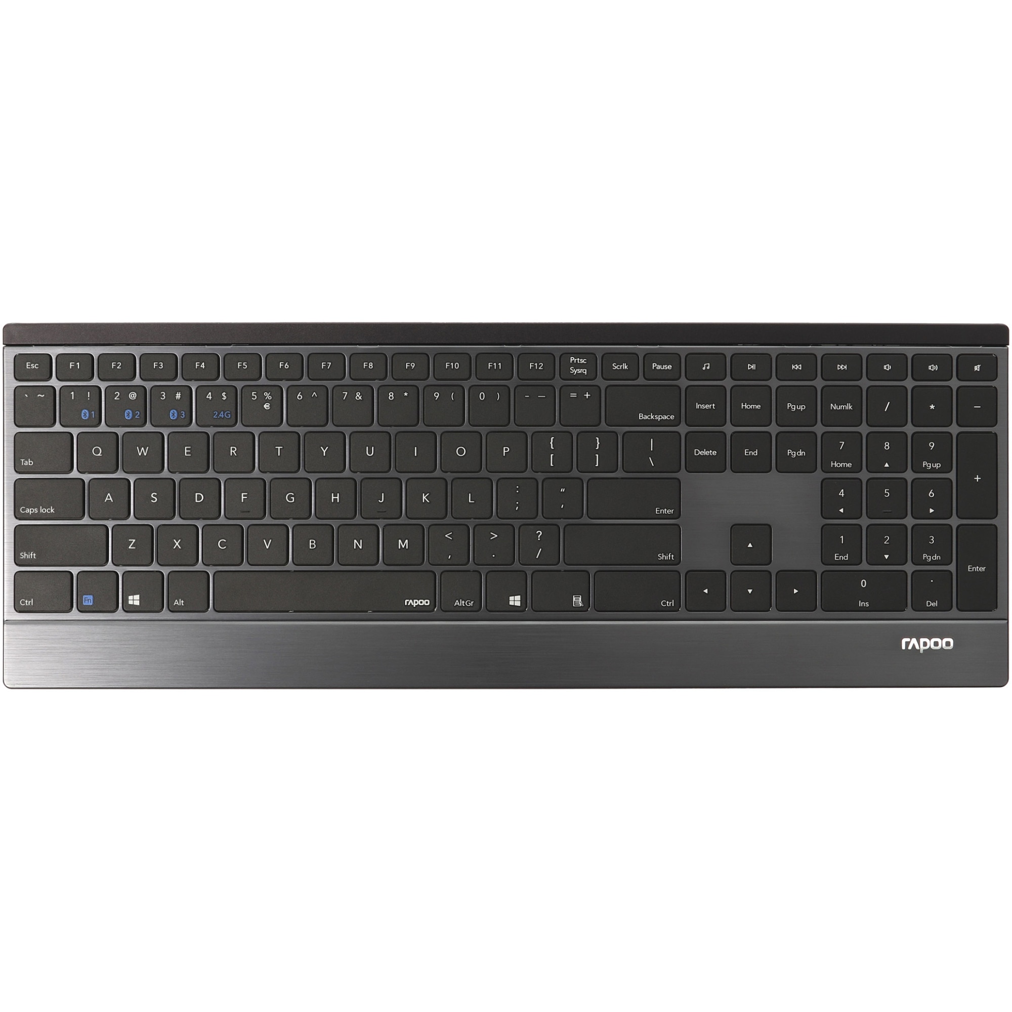 Fotografie Tastatura Rapoo E9500M UltraSlim, Negru