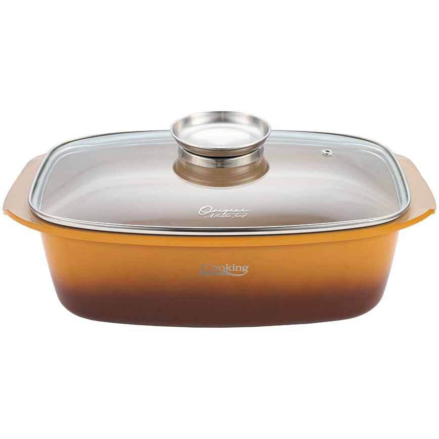 Fotografie Tava cuptor Cooking by Heinner - Origini Chef Nicolai Tand, aluminiu turnat, invelis ceramic, 39 x 22.5 x 11 cm, 5.3 L