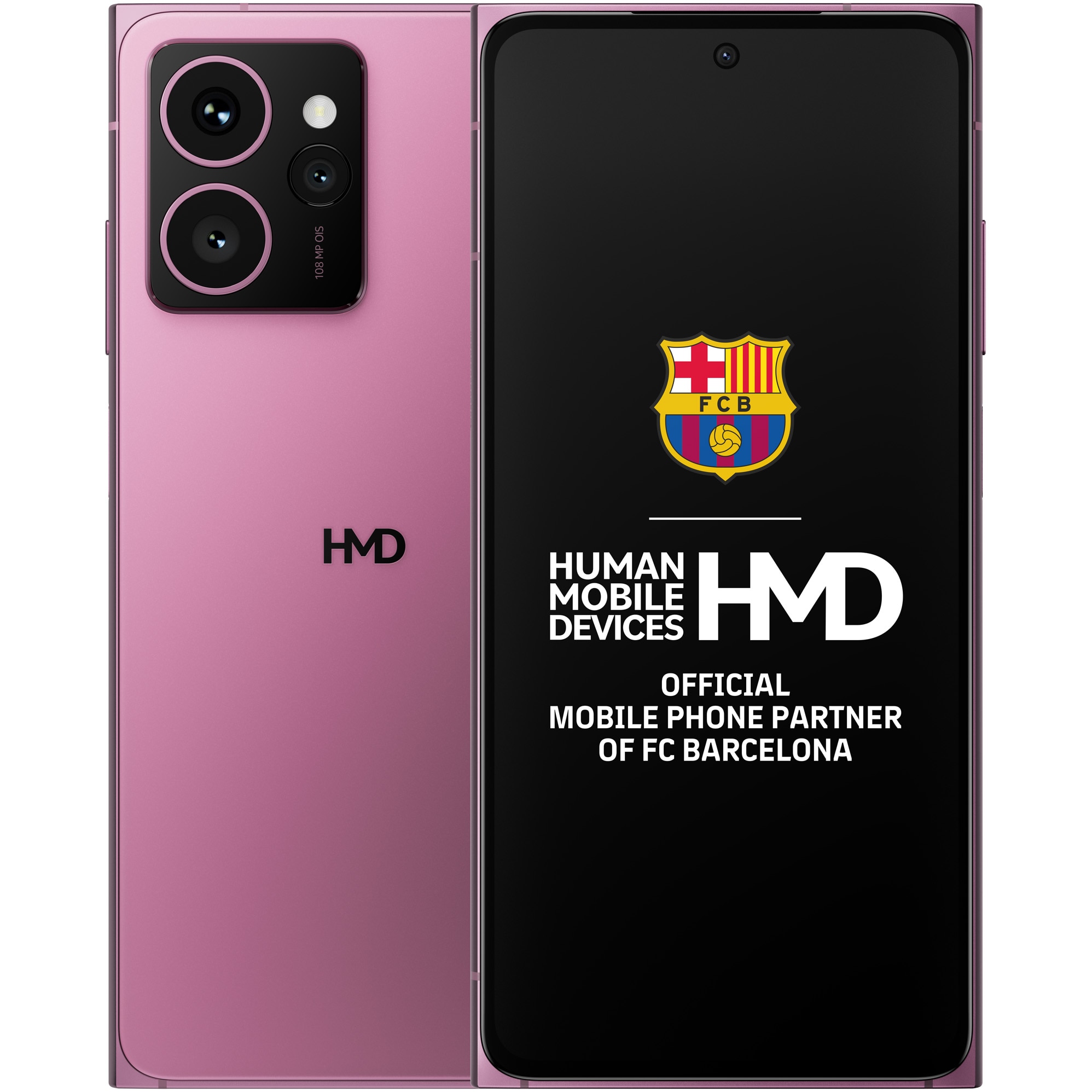Fotografie Telefon mobil HMD Skyline, Dual SIM, 256GB, 12GB RAM, 5G, Neon Pink