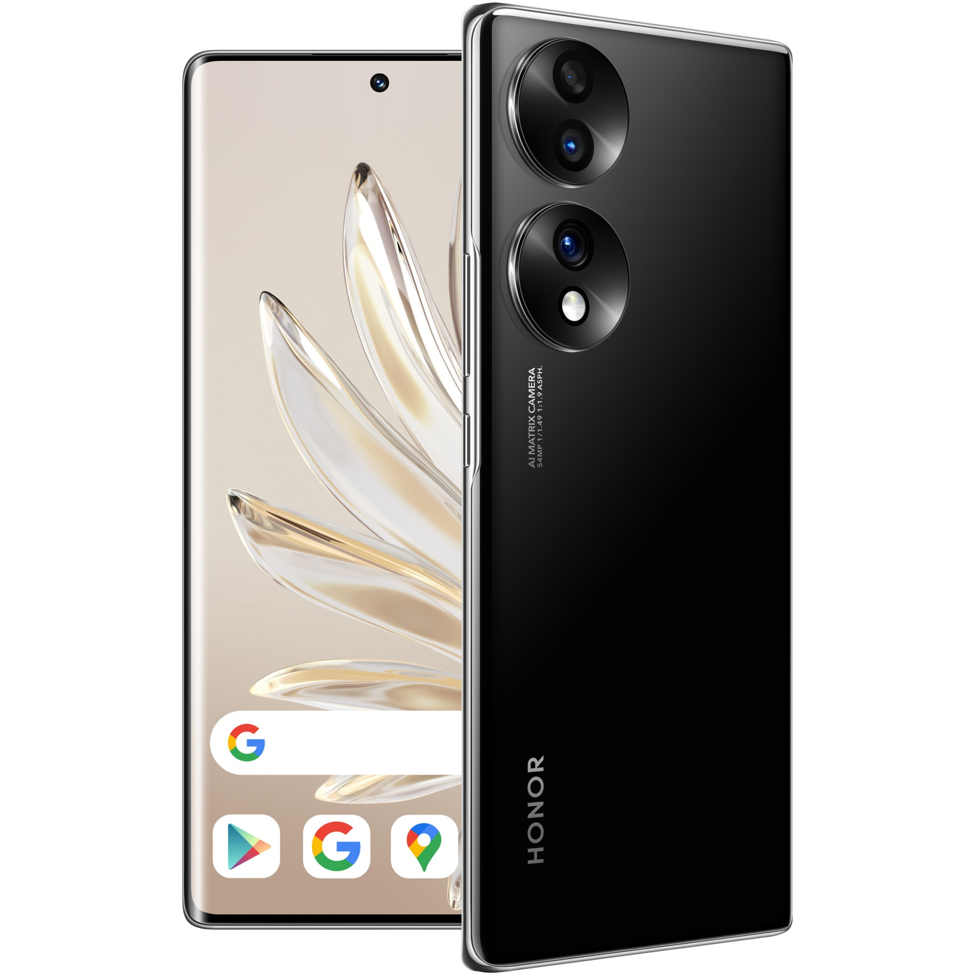 Fotografie Telefon mobil Honor 70, Dual SIM, 8GB RAM, 256GB, 5G, Midnight Black