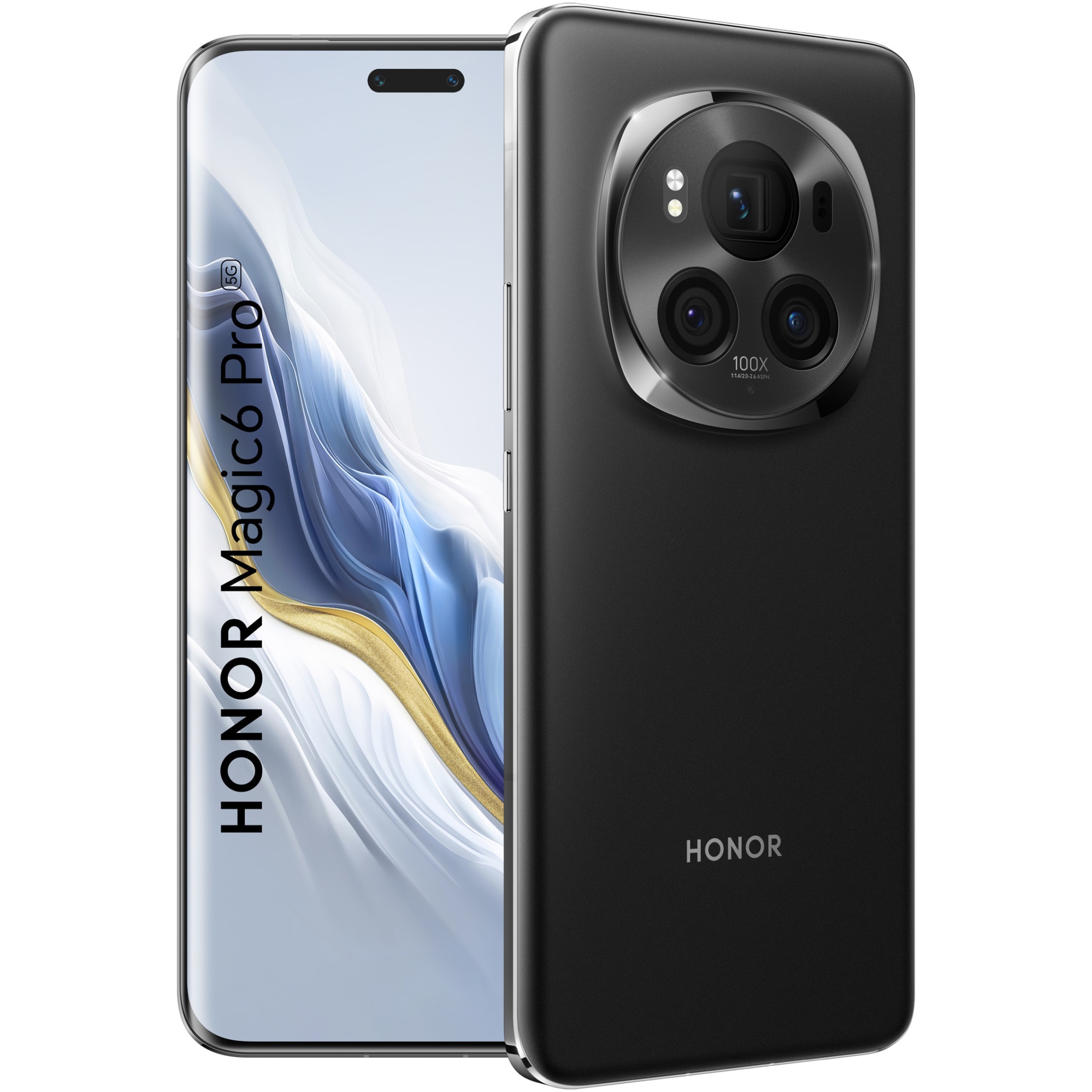 Fotografie Telefon mobil HONOR Magic 6 Pro, Dual SIM, 12GB RAM, 512GB, 5G, Black