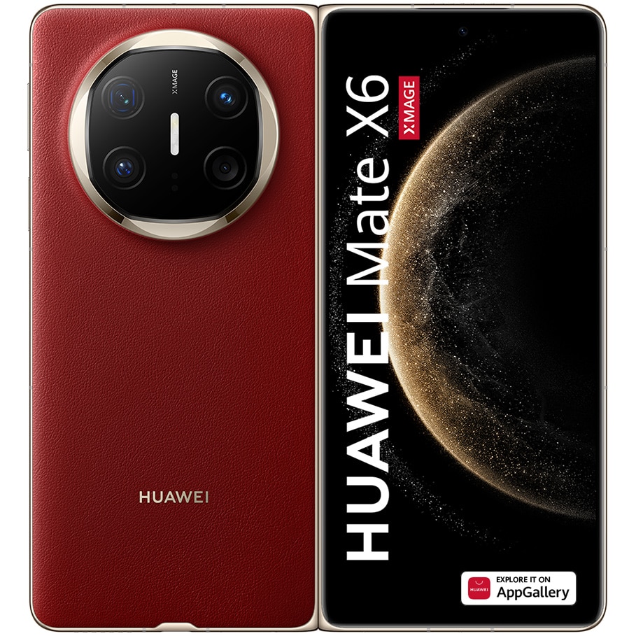 Fotografie Telefon mobil Huawei Mate X6, Dual SIM, 12GB RAM, 512GB, Red