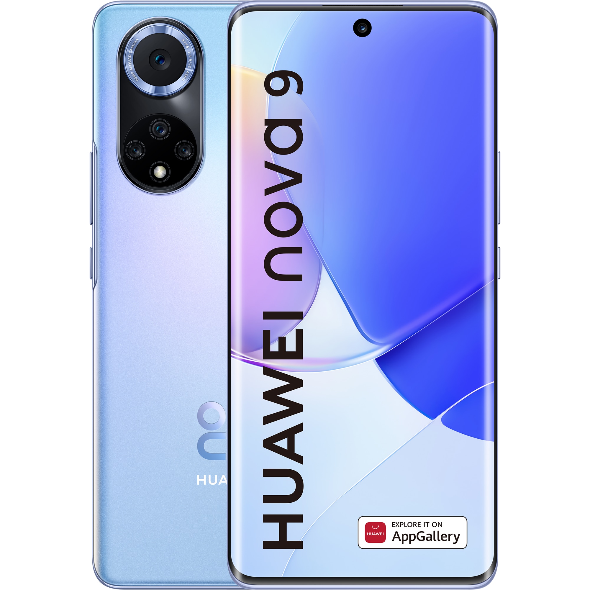 Fotografie Telefon mobil Huawei Nova 9, Dual SIM, 8GB RAM, 128GB, 4G, Starry Blue
