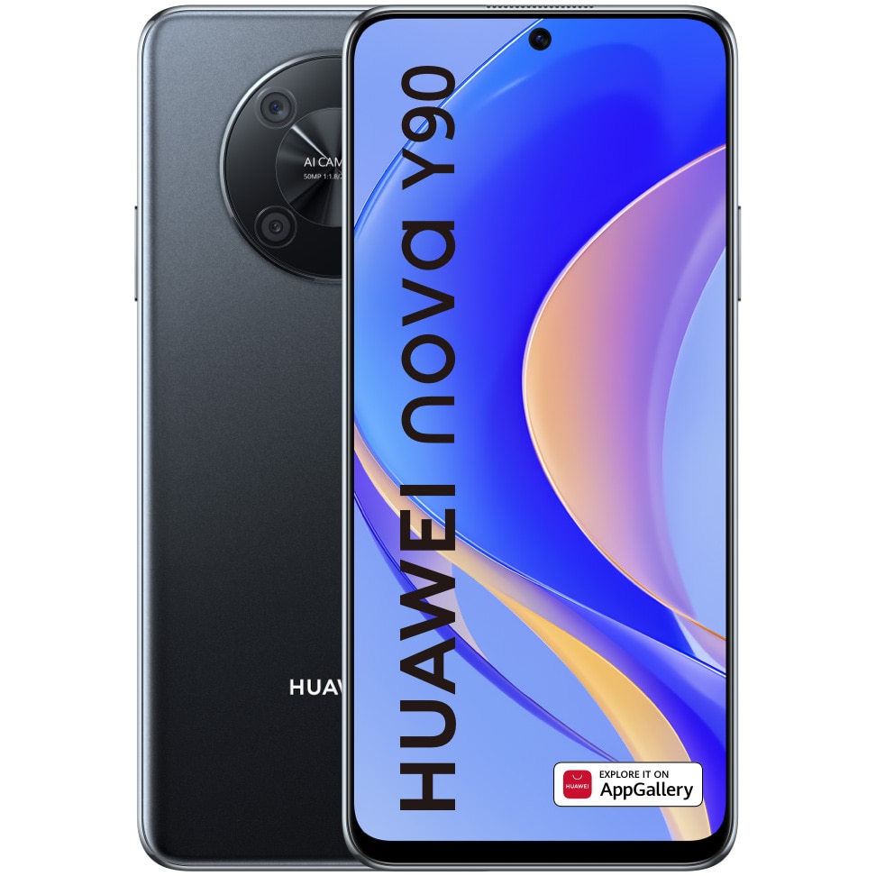 Fotografie Telefon mobil Huawei nova Y90, 6GB RAM, 128GB, 4G, Midnight Black