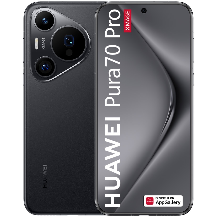 Fotografie Telefon mobil Huawei Pura 70 Pro, 512GB, 12GB RAM, BLACK