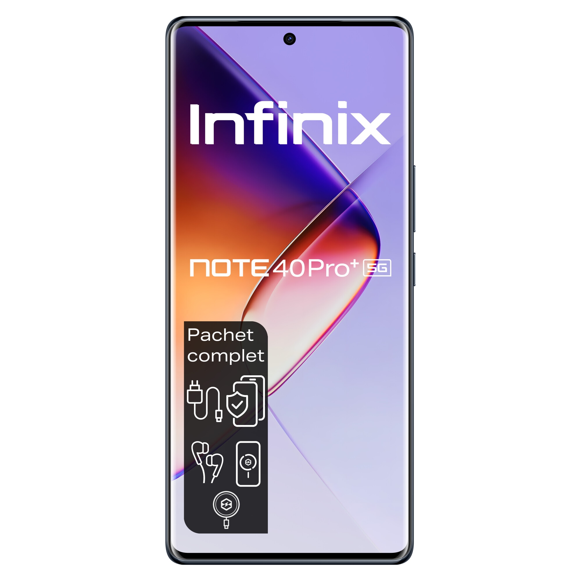 Fotografie Telefon mobil Infinix NOTE 40 PRO+, 12GB RAM, 256GB, 5G, Black