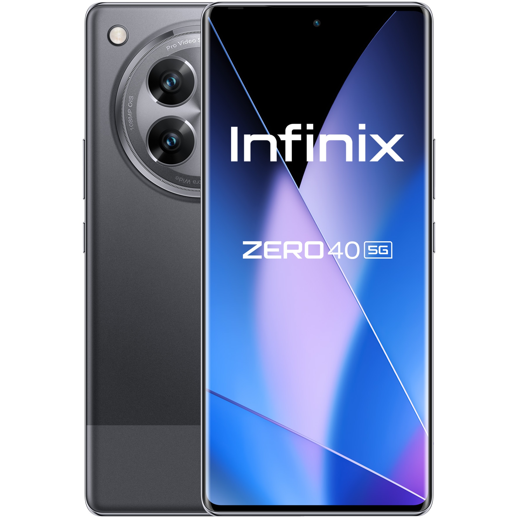 Fotografie Telefon mobil INFINIX ZERO 40, 12GB RAM, 512GB, 5G, Black