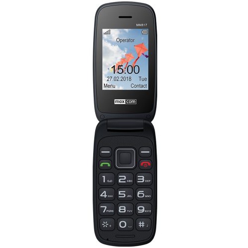 Fotografie Telefon mobil MaxCom Comfort MM817, Dual SIM, Red