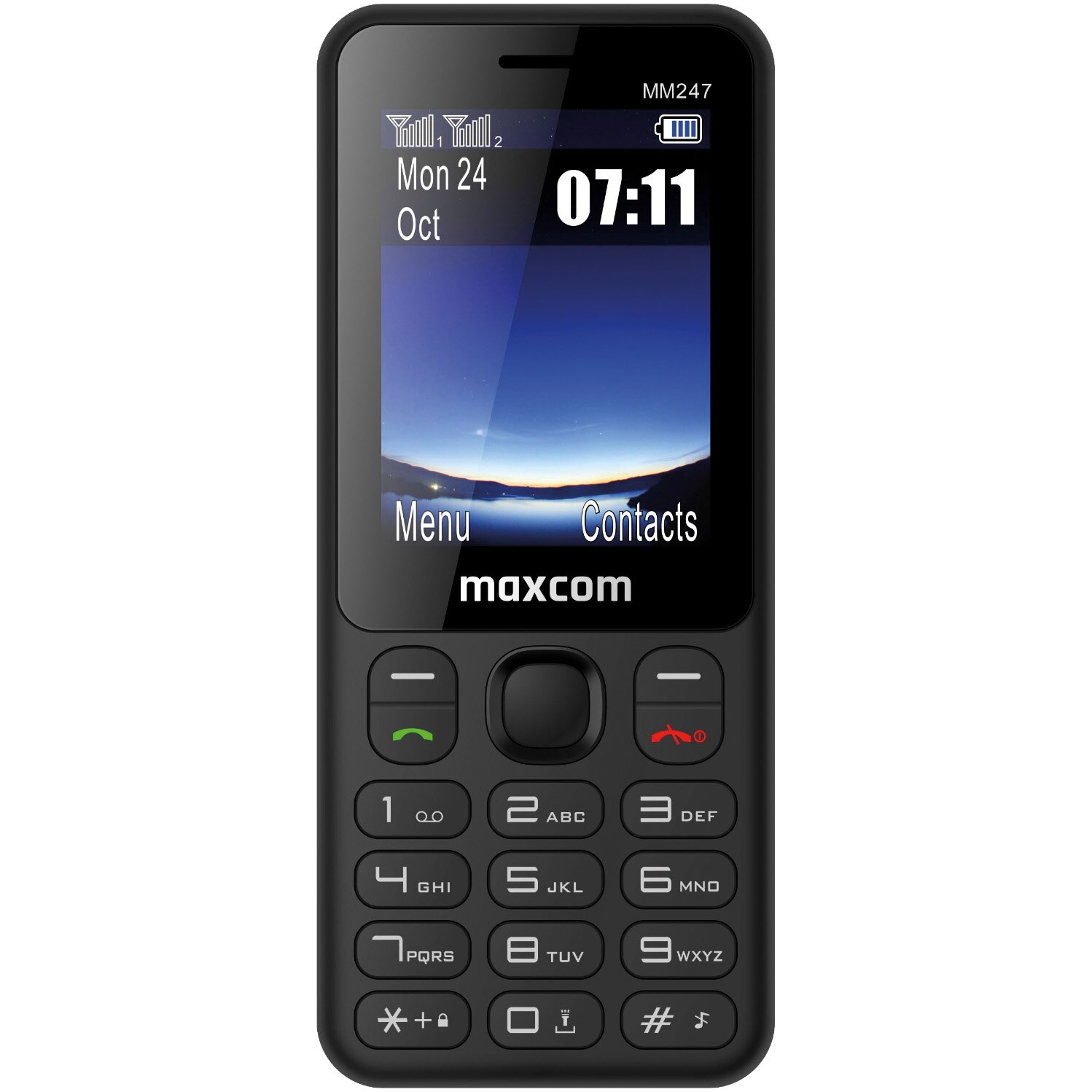 Fotografie Telefon mobil Maxcom MM247, Dual SIM, 4G, Black